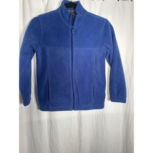 Harriton Youth Small Full-Zip‎ Fleece Royal Blue MM8